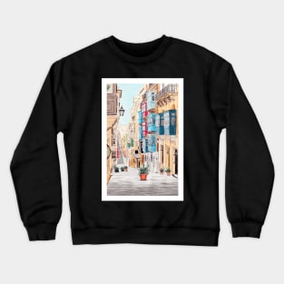 Valletta, Malta Crewneck Sweatshirt